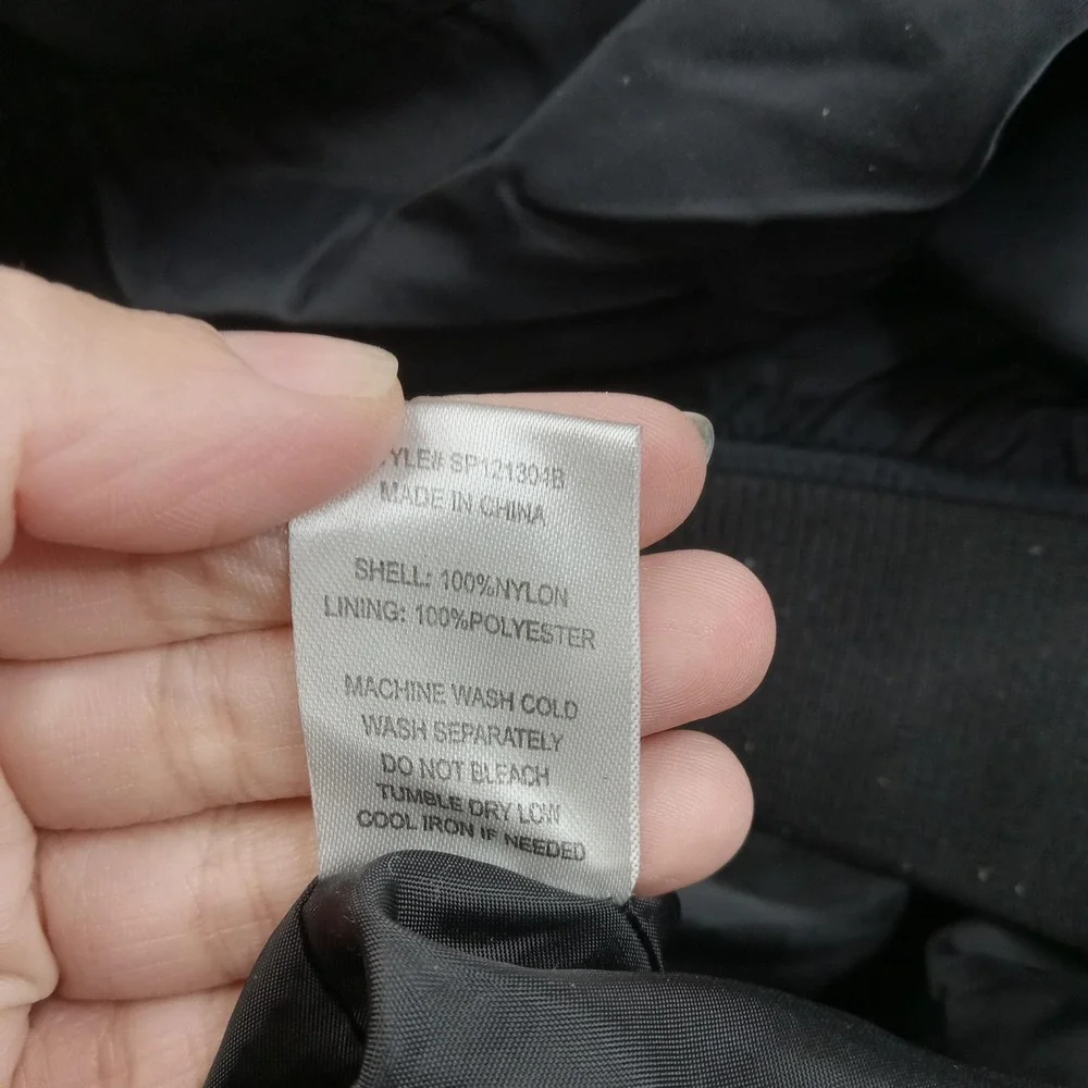 Mishka Jacket Mens‎ Medium MNWKA Black Nylon Bomber Embroidered Patch Brooklyn - Picture 3 of 8